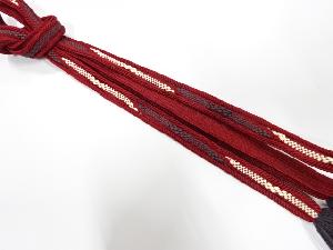 正絹　撚り房　手組帯締め